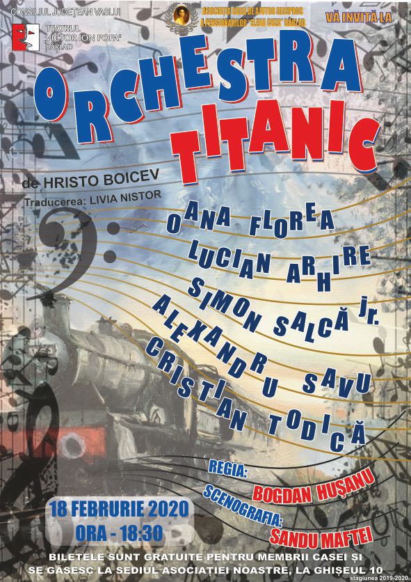 Piesă de teatru: Orchestra Titanic, de Hristo Boicev 
