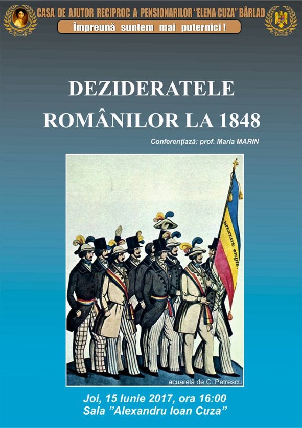 Conferința: „Dezideratele românilor la 1848”