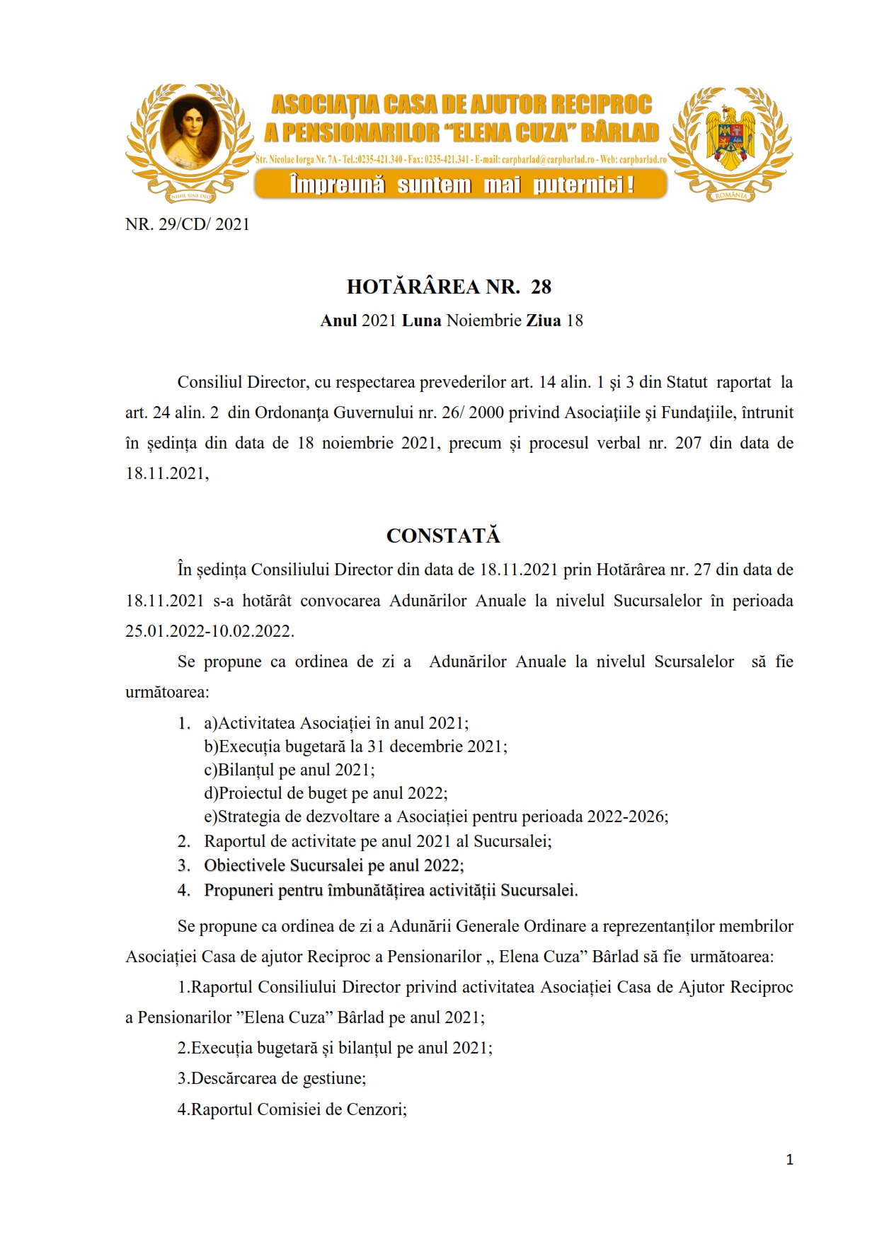 Hot?rârea nr. 28